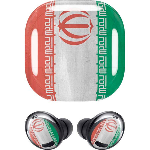 Iran Flag Distressed Galaxy Buds Pro Skin